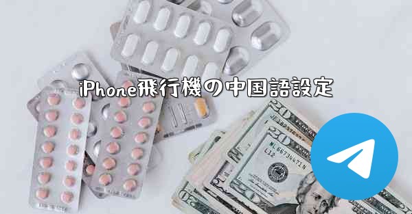 iPhone飛行機の中国語設定