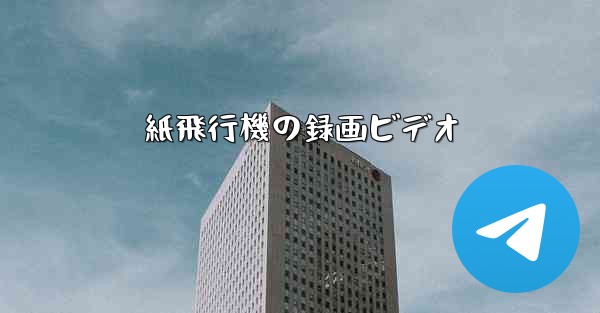 紙飛行機の録画ビデオ