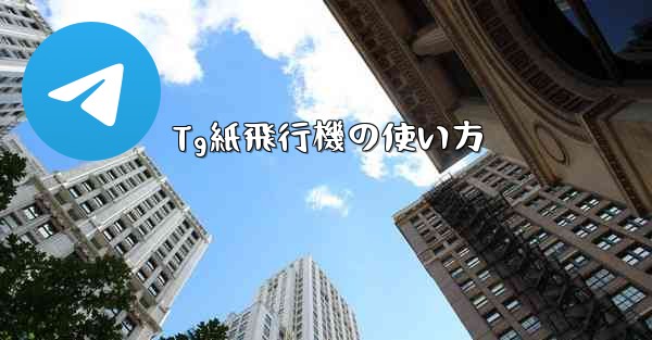 <b>Tg紙飛行機の使い方</b>