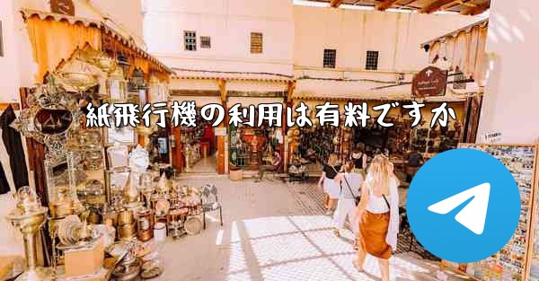 紙飛行機の利用は有料ですか