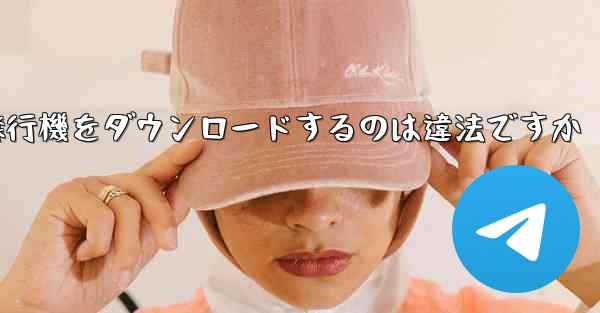 飛行機をダウンロードするのは違法ですか