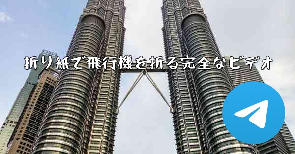 折り紙で飛行機を折る完全なビデオ