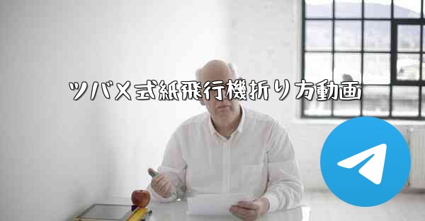 ツバメ式紙飛行機折り方動画