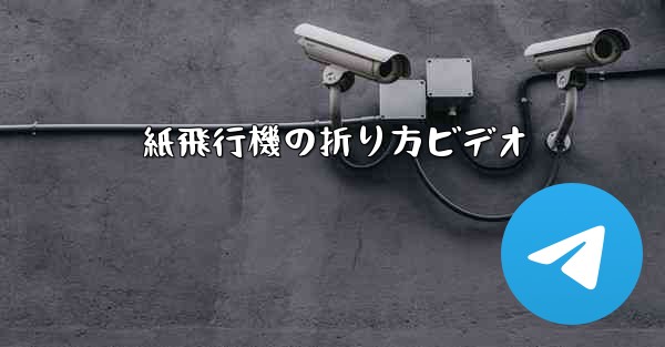 紙飛行機の折り方ビデオ