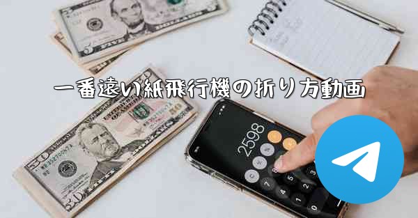 一番遠い紙飛行機の折り方動画