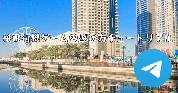 紙飛行機ゲームの遊び方チュートリアル