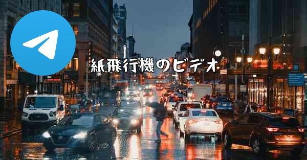 紙飛行機のビデオ