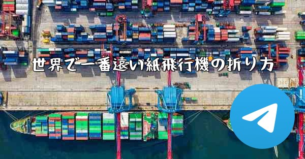 世界で一番遠い紙飛行機の折り方