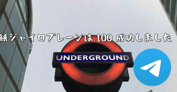 折り紙ジャイロプレーンは 100 成功しました