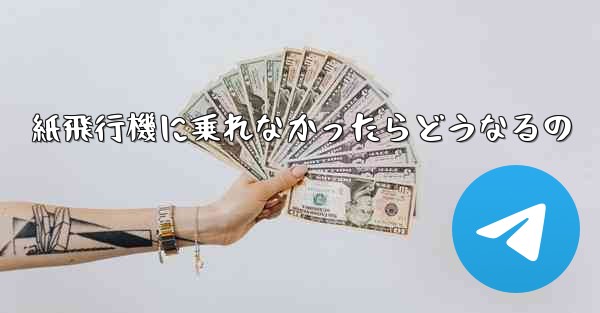 紙飛行機に乗れなかったらどうなるの