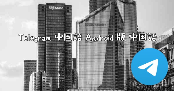 Telegram 中国語 Android 版 中国語
