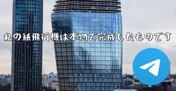 私の紙飛行機は本物で完成したものです