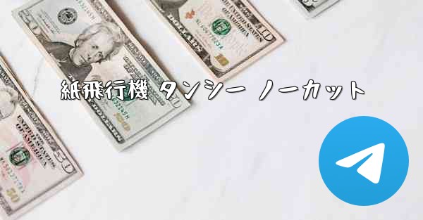 紙飛行機 タンシー ノーカット