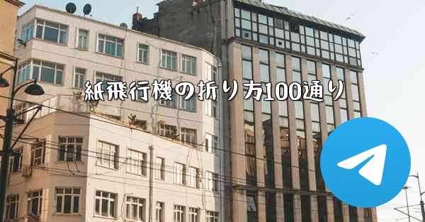 紙飛行機の折り方100通り
