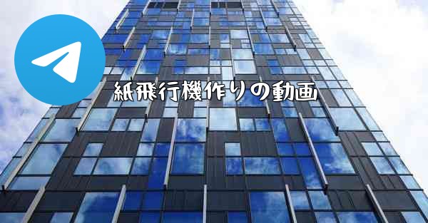 紙飛行機作りの動画