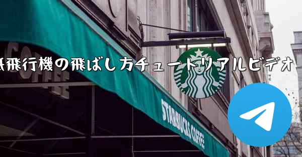 紙飛行機の飛ばし方チュートリアルビデオ