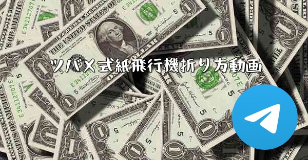 ツバメ式紙飛行機折り方動画