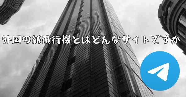 外国の紙飛行機とはどんなサイトですか