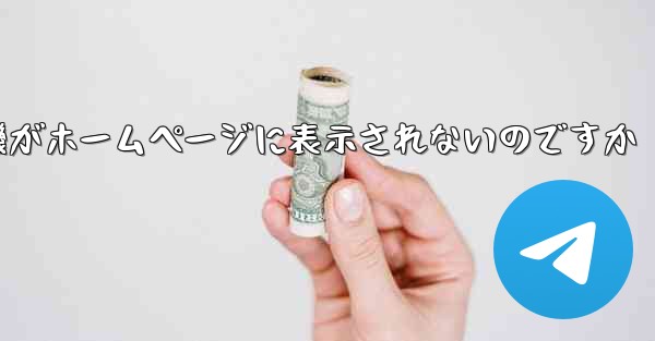 なぜ紙飛行機がホームページに表示されないのですか