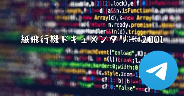 紙飛行機ドキュメンタリー 2001