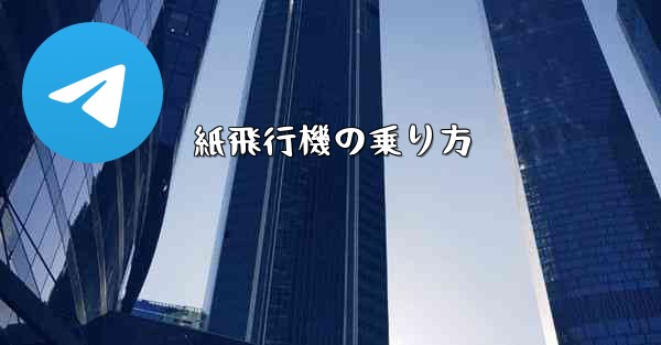 紙飛行機の乗り方