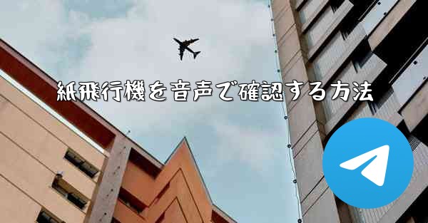 紙飛行機を音声で確認する方法
