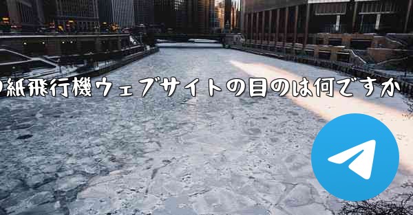 海外の紙飛行機ウェブサイトの目のは何ですか