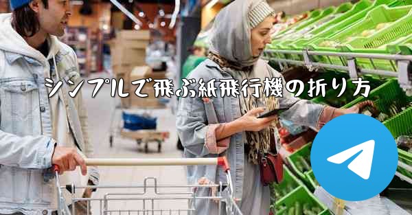 シンプルで飛ぶ紙飛行機の折り方