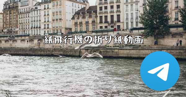 紙飛行機の折り紙動画