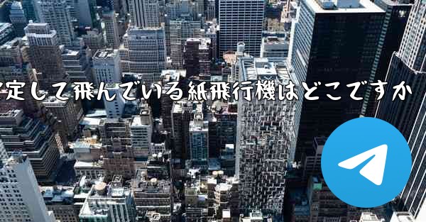 一番安定して飛んでいる紙飛行機はどこですか
