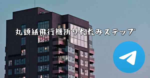 丸頭紙飛行機折りたたみステップ