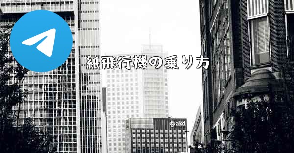 紙飛行機の乗り方