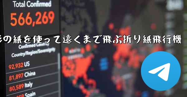 正方形の紙を使って遠くまで飛ぶ折り紙飛行機