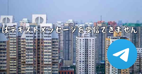 Paper Planeの国内携帯電話番号ではテキストメッセージを受信できません