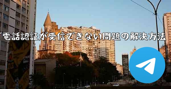 紙飛行機で電話認証が受信できない問題の解決方法