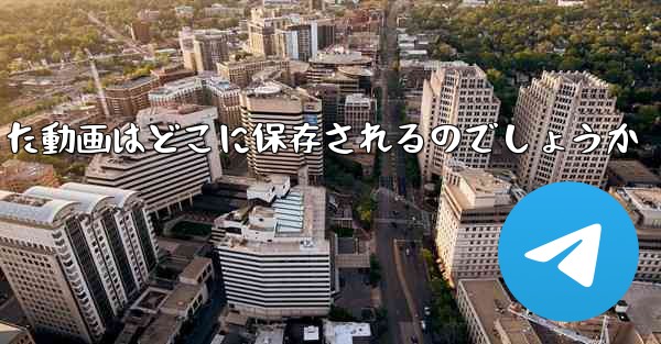 tgでダウンロードした動画はどこに保存されるのでしょうか